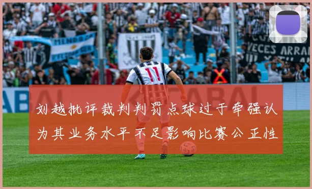 刘越批评裁判判罚点球过于牵强认为其业务水平不足影响比赛公正性
